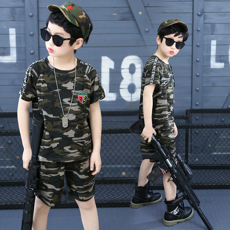 Boys' Camouflage Summer Clothing Boys' Camouflage Summer Clothing